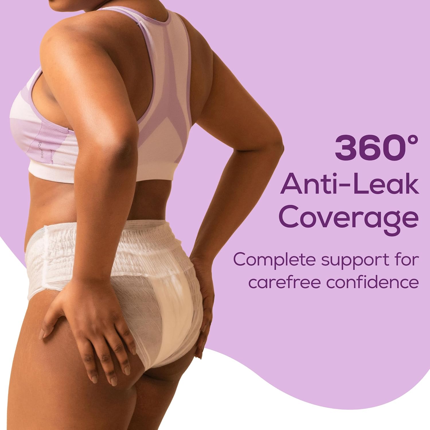 Evereve Period Panty For Girls & Women, (S-M), 10 Pcs, 360 Degree Coverage, 0% Leaks, High Absorbency For Heavy Flow, Maternity Delivery Pads, Postpartum & Overnight Protection, Disposable Panty - Image 3