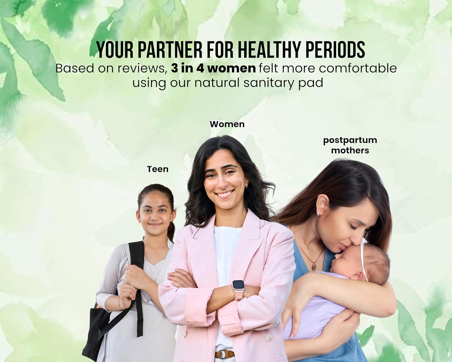 Herbal Sanitary Pads Women XXL – 12 Pads With Disposable Cover | Infused with Aloe Vera, Camel Grass & Neem Powder | Rash-Free, Biodegradable | 5-Layer Leak Protection for Heavy Flow - Image 4