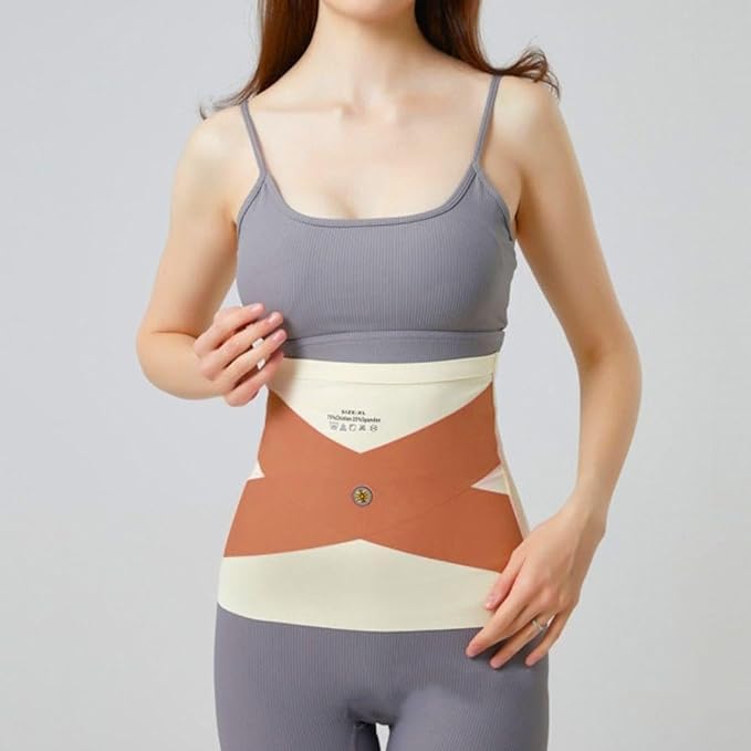 VKR Women’s High-Waist Shapewear Compression Briefs for Women, Post-Pregnancy Abdominal Support Band, After-Delivery & C-Section Friendly Belly Wrap, Everyday Waist and Tummy Support Wear (Beige) - Image 6