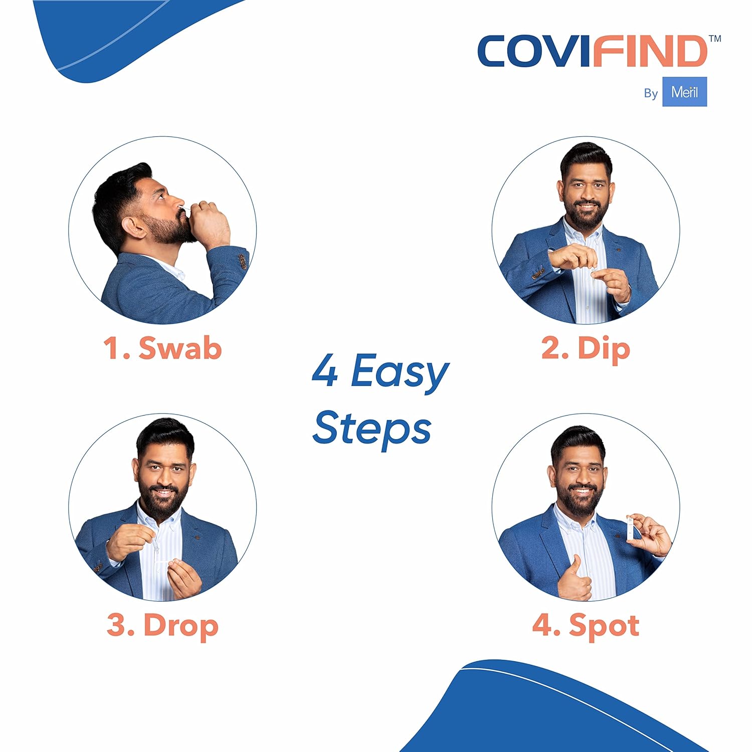Covid-19 Rapid Antigen and Covid Test Kit- ICMR Approved for Home Use (Pack of 3) - Image 3