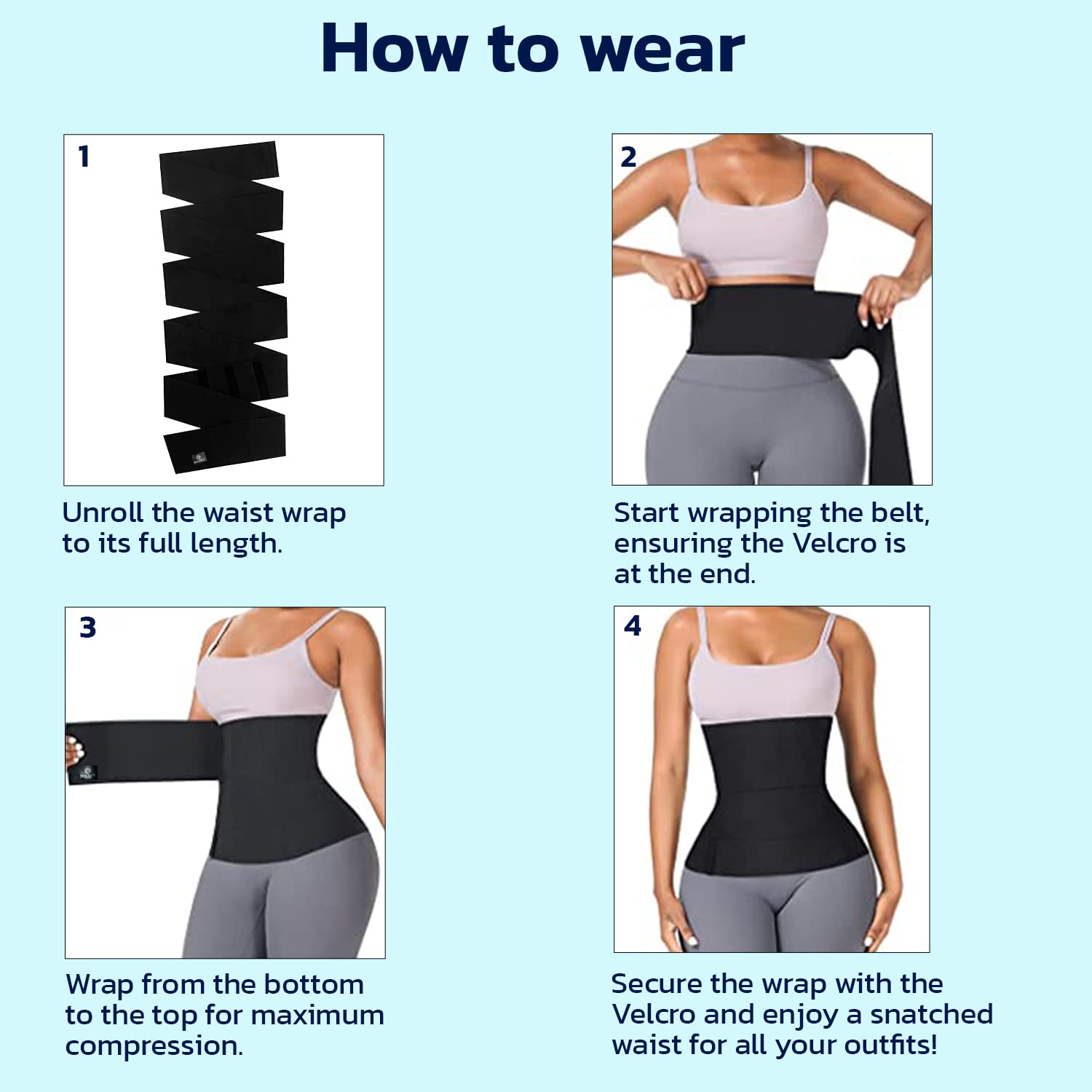 Boldfit Postpartum Belt After Delivery Slim Belt for Women Belly Fat Maternity Belts After Delivery Abdominal Belts post Deliveries Pregnancy Tummy shaper for Women Slimming High Waisted Body Shaper - Image 4