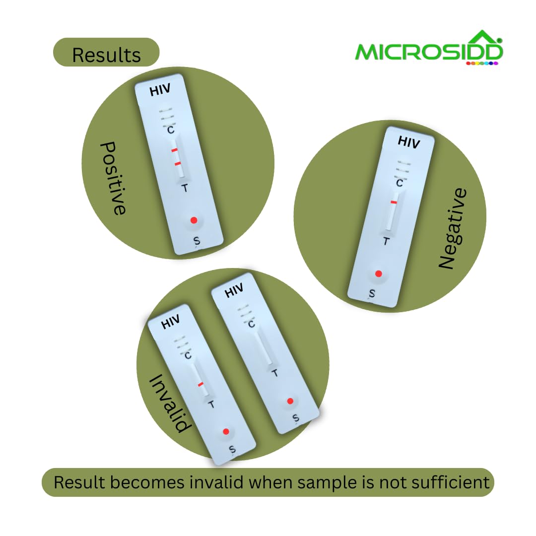 Microsidd HIV Antibody Rapid Test Kit, Point-of-Care, Blood Sample, 99.8% Accuracy, 2nd Generation (1) - Image 3
