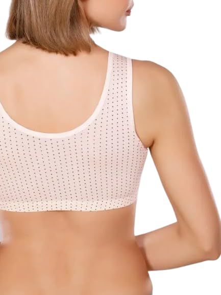 ATOX Women's Post Surgery Bra Sports Bra Front Closure Bras for Women Padded Wireless Maternity_Nursing Bra Plus Size Bra - Image 2