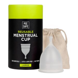 Pee Safe Reusable Menstrual Cup for...