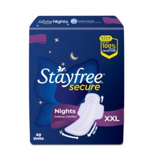 Stayfree Secure Nights XXL | 40 Pad...