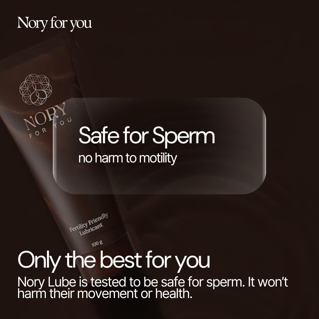 Nory India's First Fertility Friendly Personal Water Based Lube (100gm) Organic, Non-Staining Aloe Vera Lubricant Gel for Privacy, Natural Luber for Men & Women - Image 3