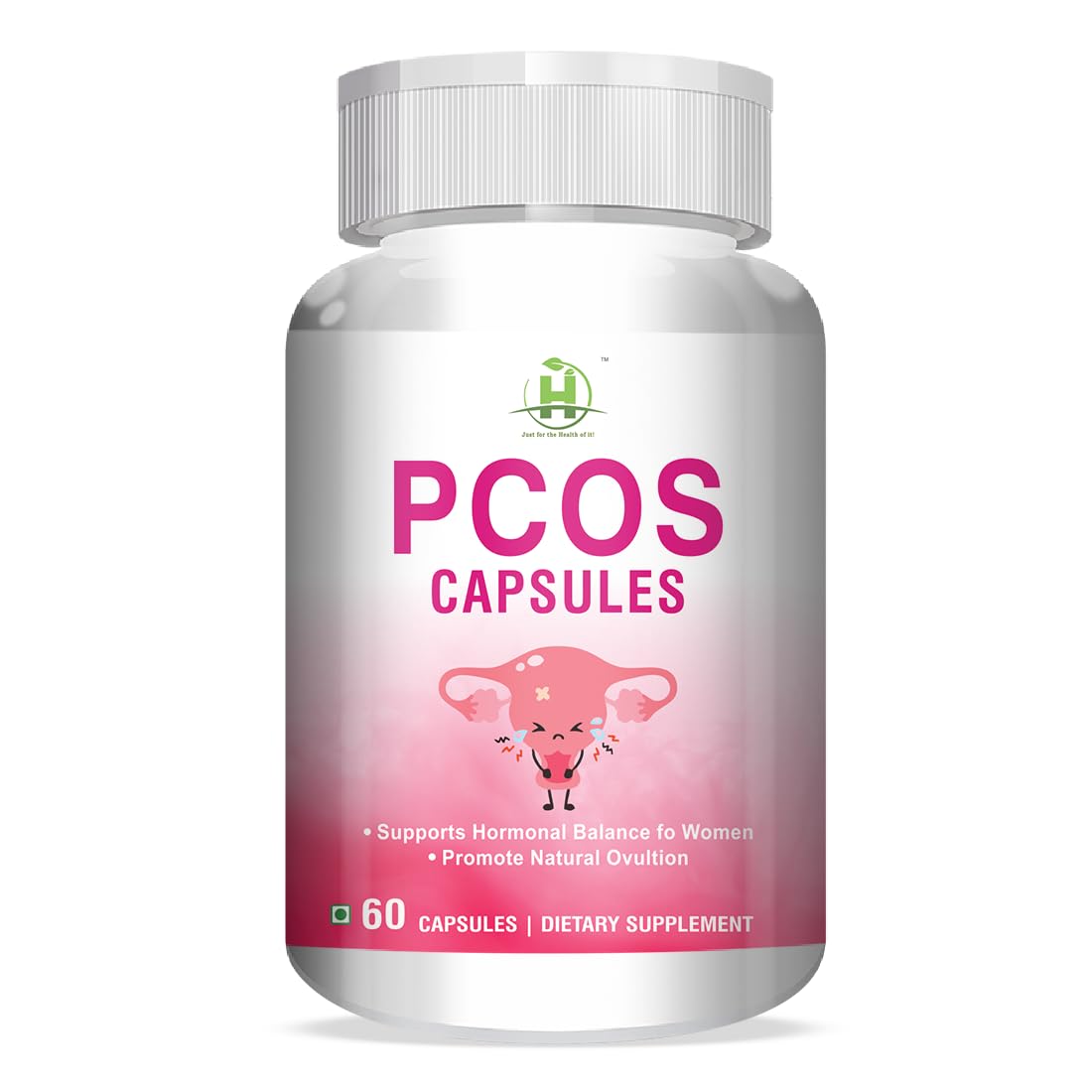 Healthy Nutrition PCOS Capsules – Hormonal Balance Support for Women | Promotes Natural Ovulation, Menstrual Cycle Regularity & Metabolic Health | 60 Vegetarian Capsules