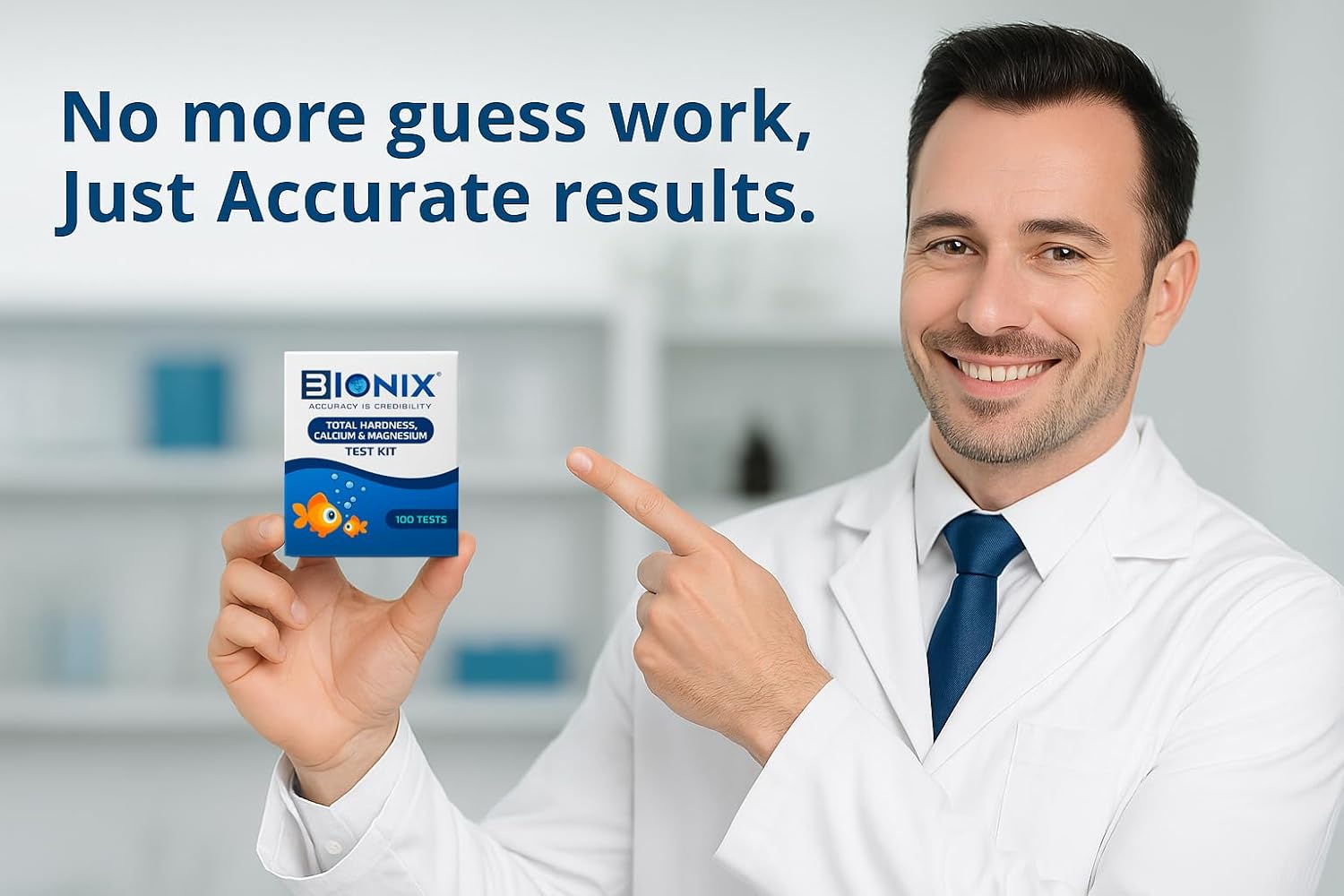 BIONIX Total Hardness Test Kit | Measures Calcium and Magnesium Hardness | 100 Test. - Image 2
