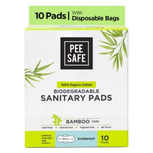 Pee Safe 100% Organic Cotton Biodeg...
