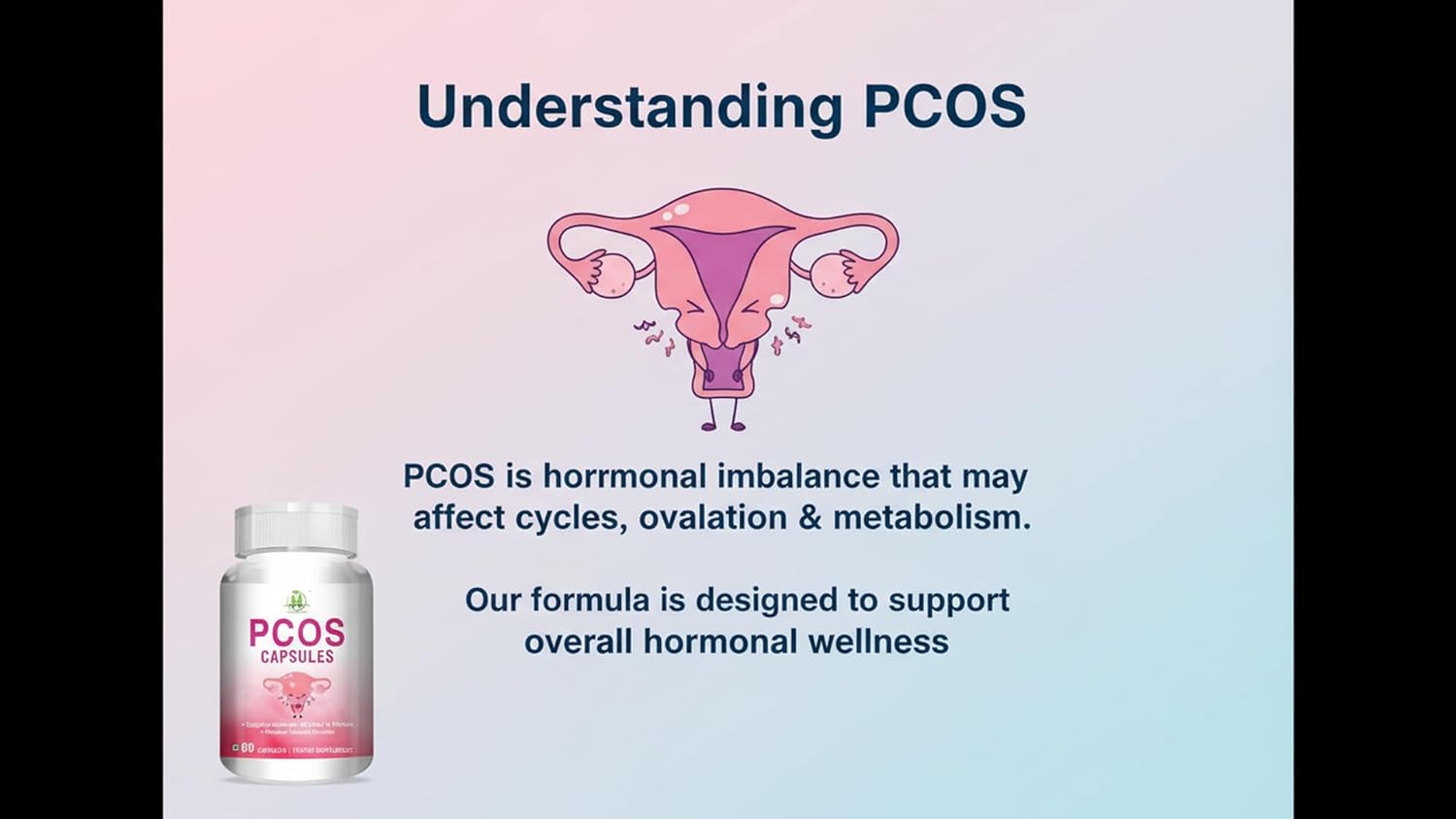 Healthy Nutrition PCOS Capsules – Hormonal Balance Support for Women | Promotes Natural Ovulation, Menstrual Cycle Regularity & Metabolic Health | 60 Vegetarian Capsules - Image 3