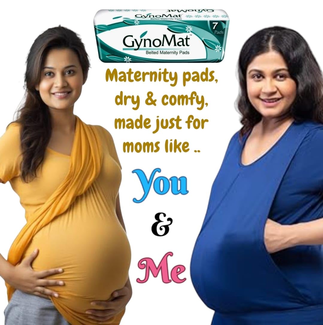 Maternity Pads with adjustable Belt | Extra Absorbent, Postpartum Use | 14 Pads | Pack of 2 Packet | Super Soft Wooden Pulp for Soft & Dryfeel Comfort after Childbirth - Image 5