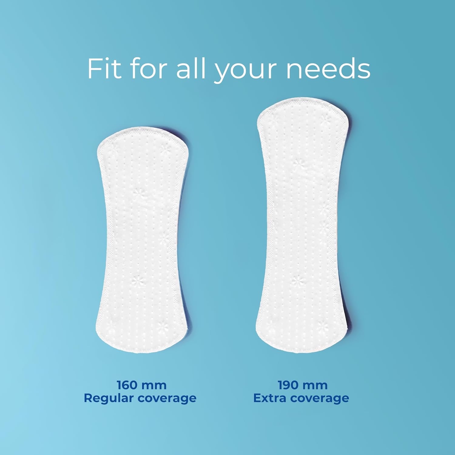 Nua Everyday Comfort Panty Liner for Women Daily Use | Pack of 40 liners 190mm | For White Discharge, Spotting & Non Period Leakages | Individually Wrapped | Zero Irritation | Super-thin | Stays in Place | Instant Absorption | Softest Top sheet | 100% Toxic-Free | Panty Liner Pads Sanitary Napkins - Image 6