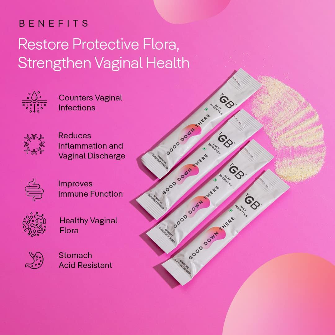 The Good Bug Good Down There Supergut Powder For Women | Pre & Probiotic Supplement That Helps Reduce Utis & Other Vaginal Infections | 60 Days Pack - Image 2