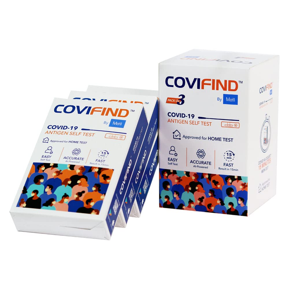 Covid-19 Rapid Antigen and Covid Test Kit- ICMR Approved for Home Use (Pack of 3)