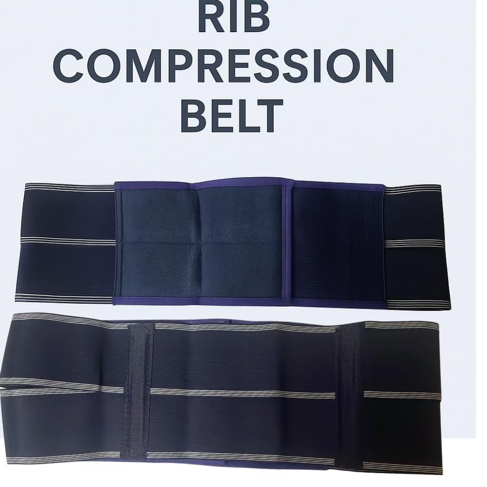 Rib Belt Chest Support for Men & Women, Adjustable Elastic Rib Brace for Fracture, Injury & Post-Surgery Recovery (32) - Image 5