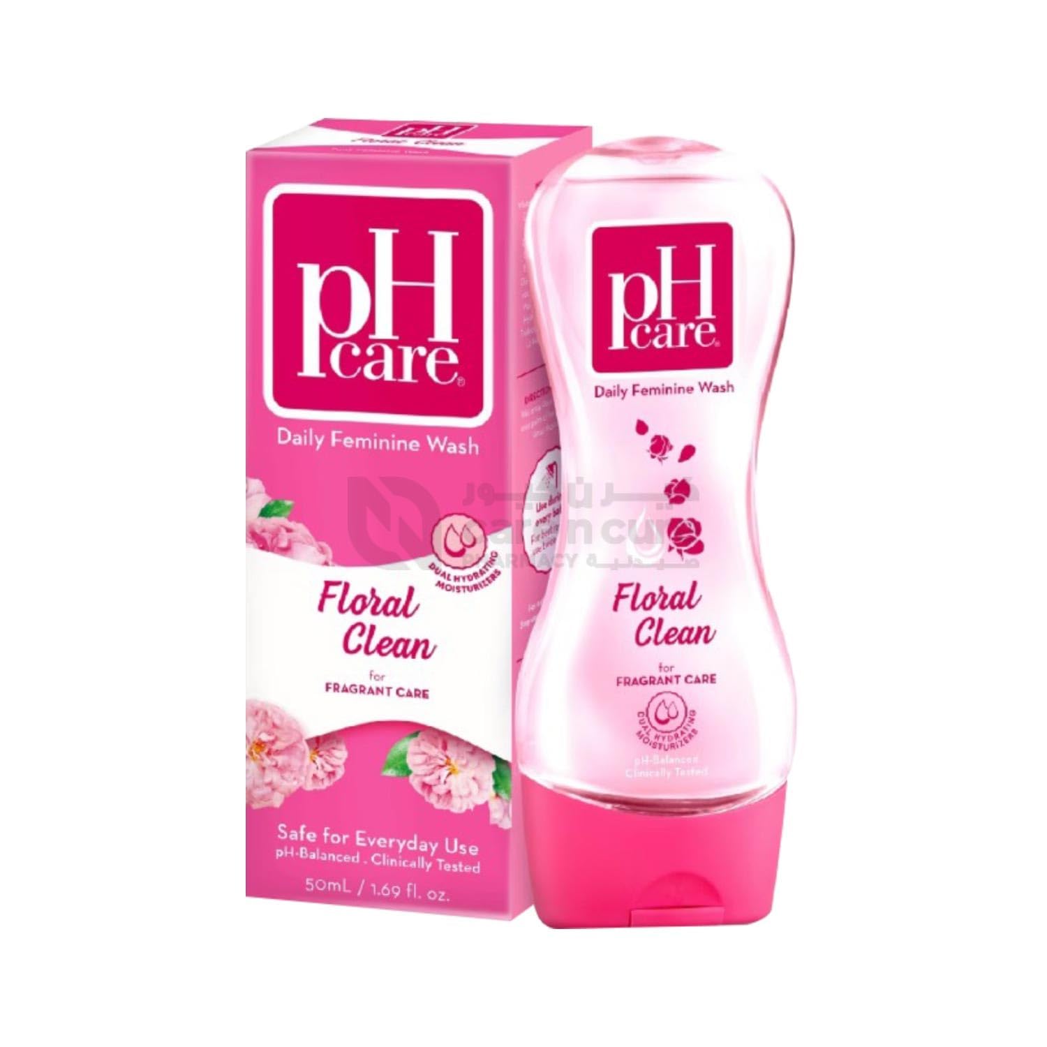 imported pH Care Feminine Wash Floral Fragrant 50ml | Gentle Intimate Wash for Women | pH-Balanced, Odour Protection, Long-Lasting Freshness | Daily Hygiene with Soothing Floral Scent