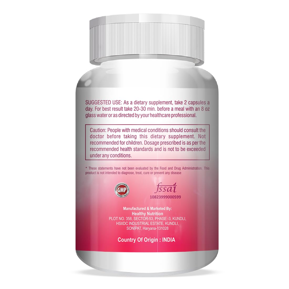 Healthy Nutrition PCOS Capsules – Hormonal Balance Support for Women | Promotes Natural Ovulation, Menstrual Cycle Regularity & Metabolic Health | 60 Vegetarian Capsules - Image 8