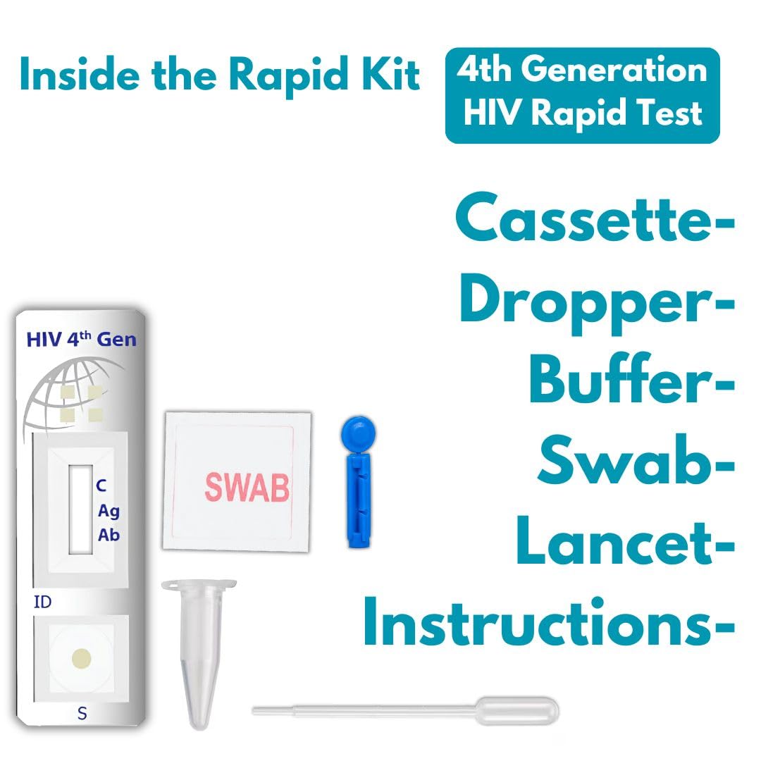 Trustline HIV 4th Generation Rapid Home Self-Test Kit (Pack of 1) - Image 6