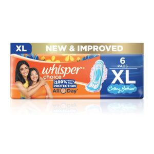 Whisper Choice XL, 6 XL Pads for me...