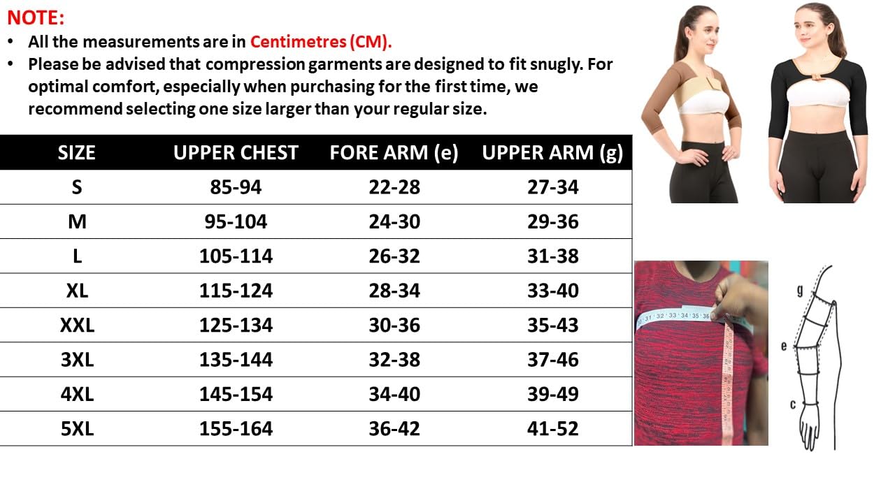 Post Liposcution Arm Compression Garment || MODERATE COMPRESSION || Slimming Sleeves Posture Corrector || Shapewear || || Tops - Image 6