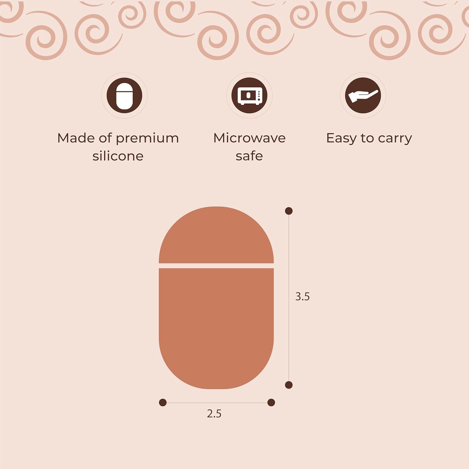 Reusable Menstrual Cup Medium with Applicator, Lubricant Gel & Sterilizer Case for Women - Soft Silicone, Leak-Proof Period Care Kit (M) - Image 8