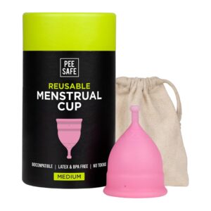 Pee Safe Reusable Menstrual Cup for...