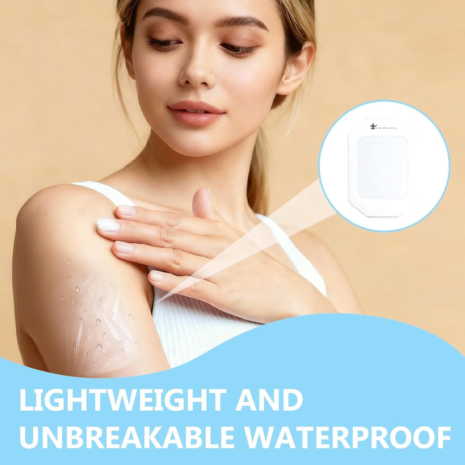10 Pcs Waterproof Bandage, Waterproof Dressings, Waterproof Dressing for Wound Protection, Tattoo Care, Athletes, Band Aid, Hydrocolloid Tape, Band Aid Washproof - Image 6