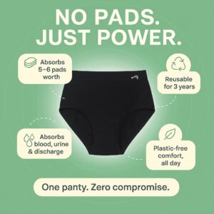 FabPad Reusable High Waist Leak Pro...