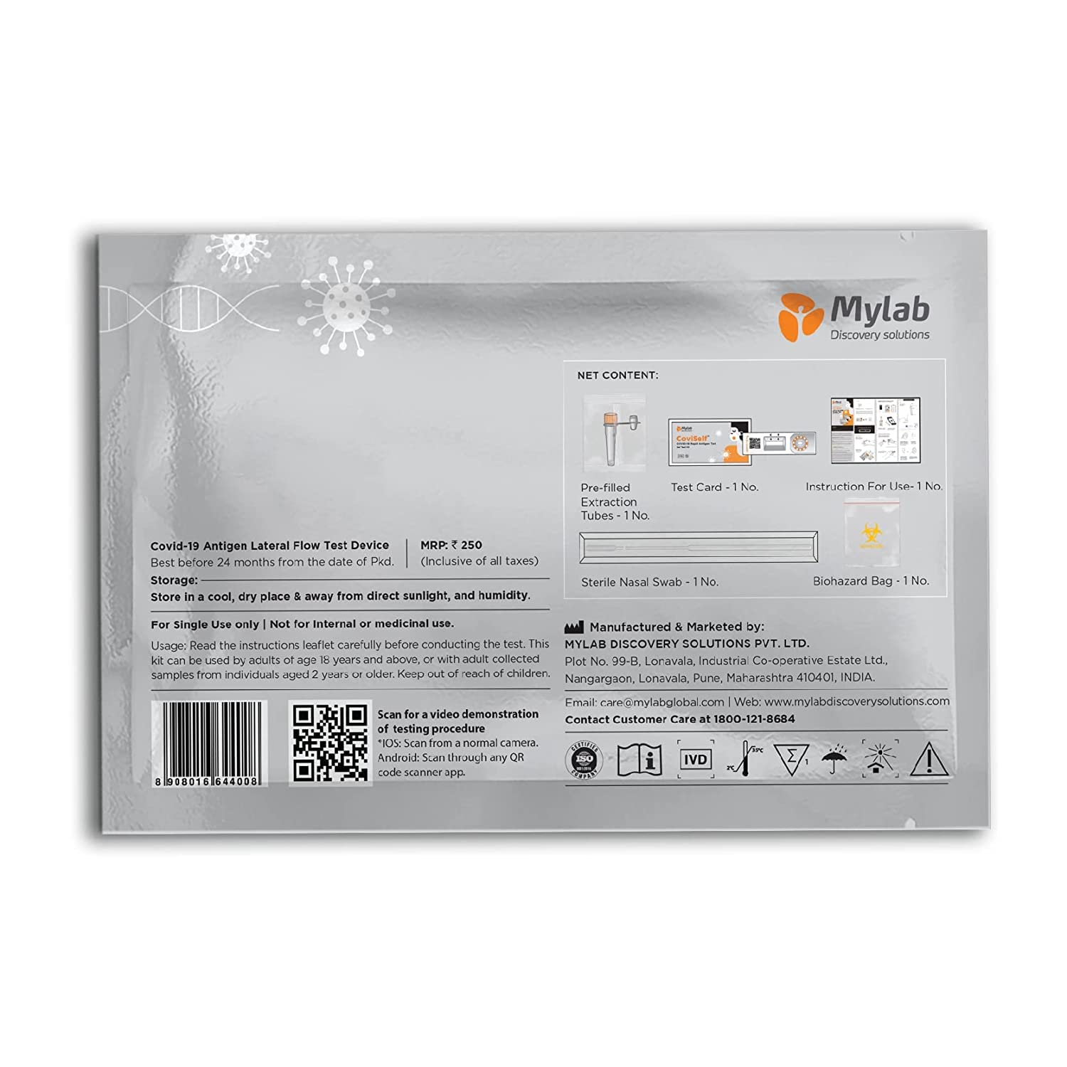 Mylab CoviSelf - COVID-19 Rapid Antigen Self Test Kit - Image 5