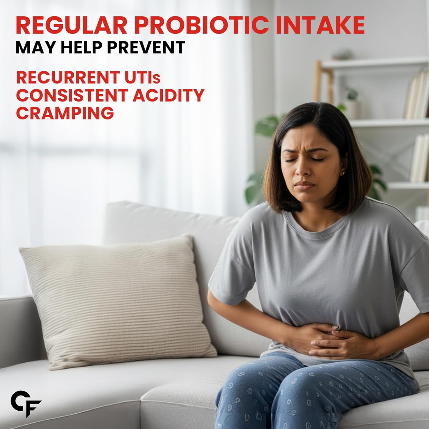 Carbamide Forte Women’s Probiotics Supplement 60 Billion CFU | Gut Health Supplements with Cranberry Extract | Pre & Probiotics Supplement for Gut Health | 60 veg Capsules - Image 5