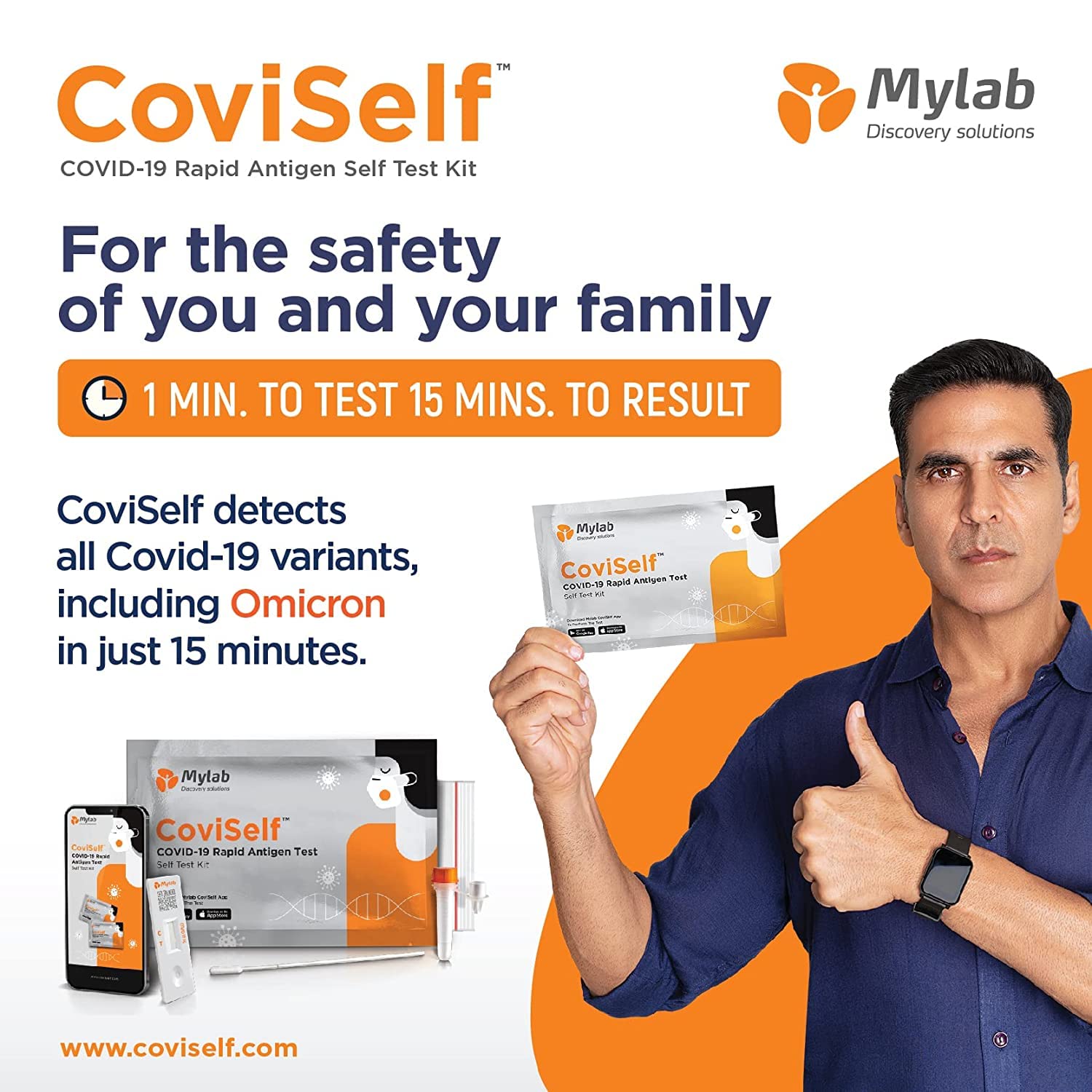 Mylab CoviSelf - COVID-19 Rapid Antigen Self Test Kit - Image 2