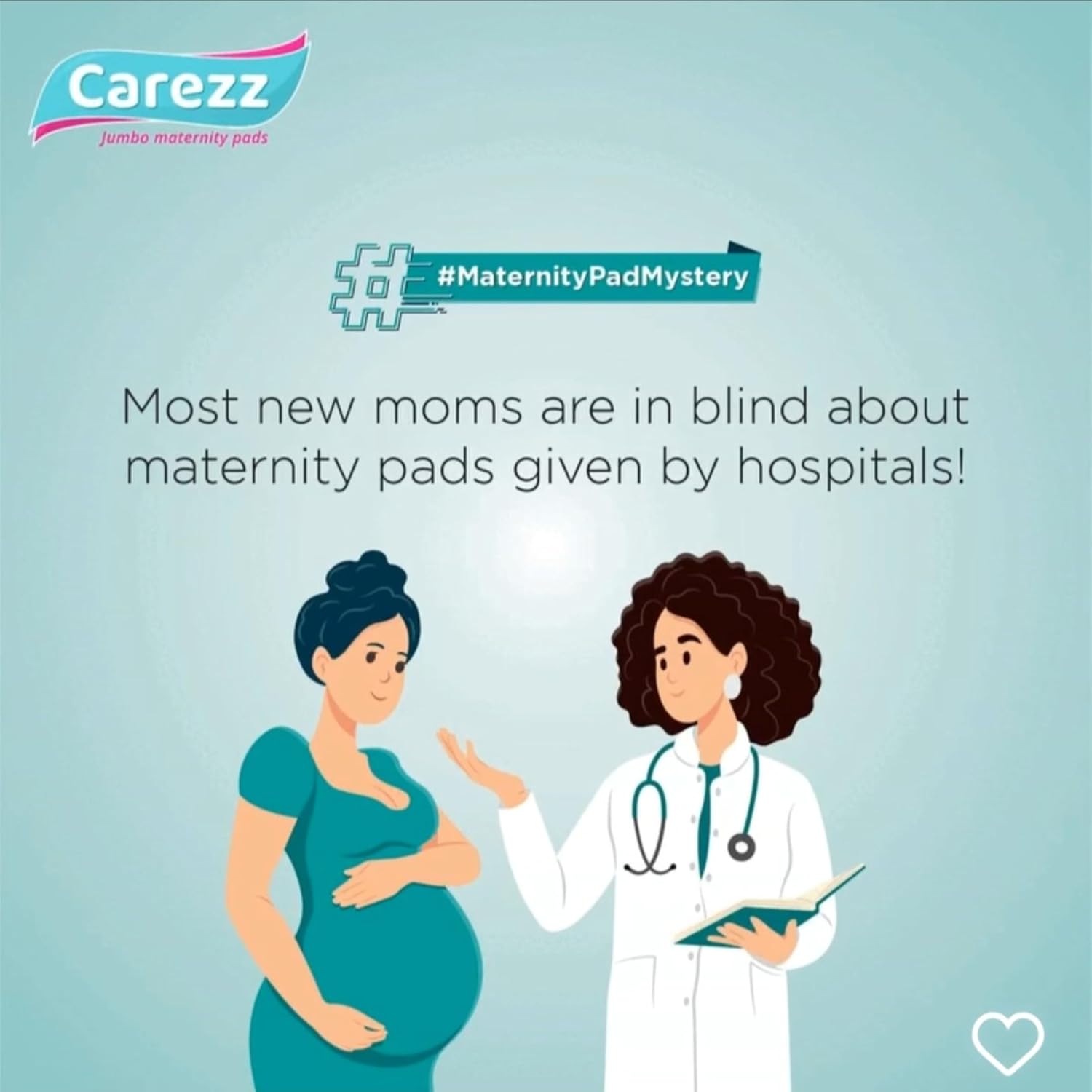 Carezz Cozy & Dryfeel Comfort Belted Maternity Sanitary Pads|7 Pads|Pack Of 1 Packet|Ultra Absorbent Disposable Thick Pad For Heavy Flow Protection|Postpartum Use For Women - Image 3