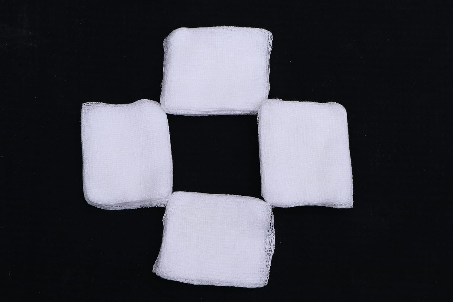 Non-Sterile Gauze Swabs - 5x5cm, 8-Ply, Absorbent Cotton Wound Dressing Pads, 100 Count. First Aid, Home Healthcare, Medical Use - Image 5