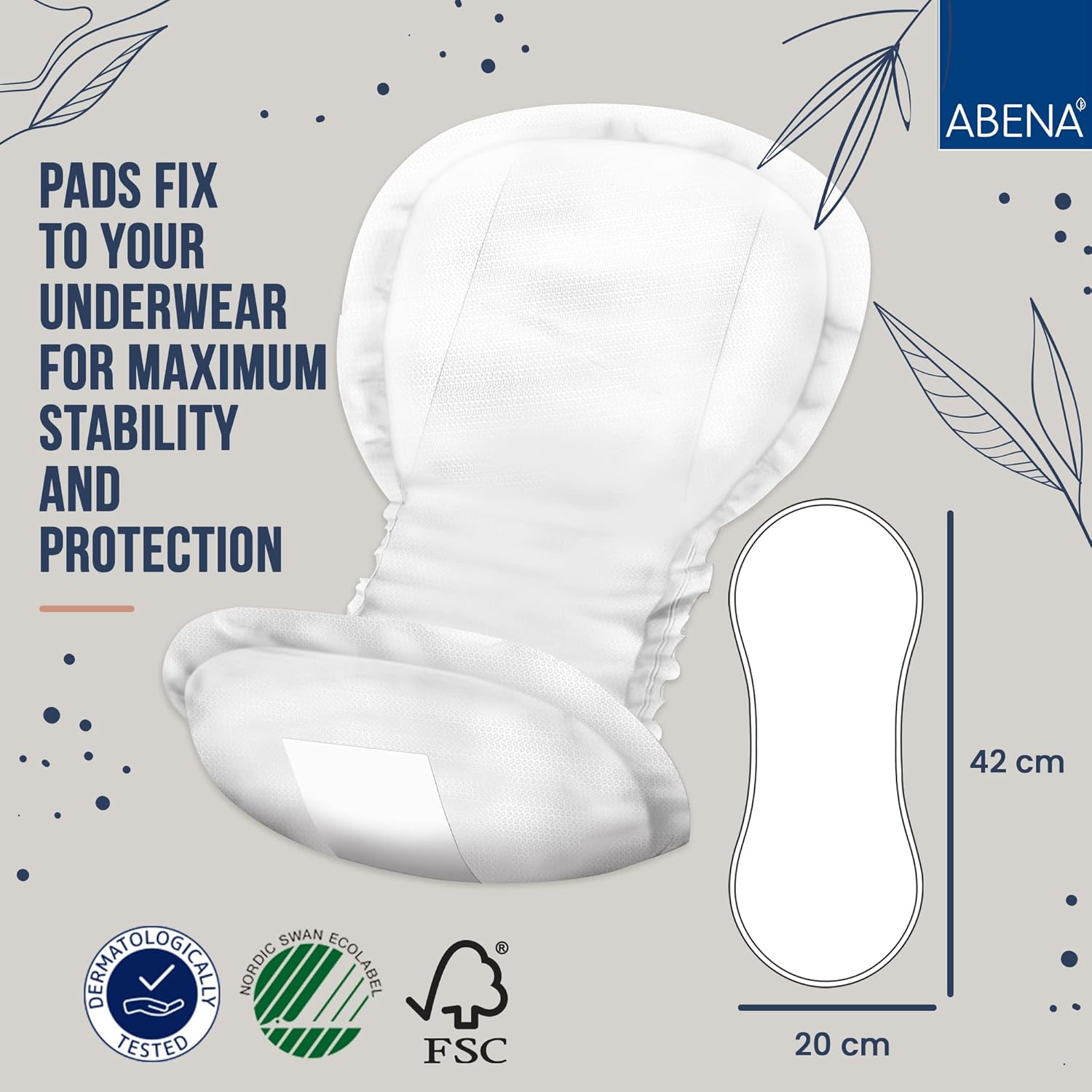 Abena Premium Maternity Pads for Women Super Absorption, Soft Disposable Pads, Breathable and Skin Friendly for After-Delivery Incontinence, Postpartum Essentials, Maternity Pads After Birth, 15 Count - Image 9