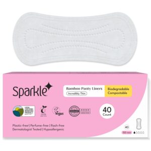 Sparkle Bamboo Panty Liners for Wom...