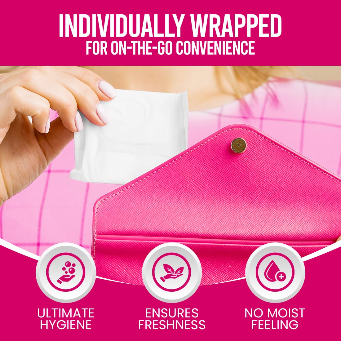everteen Panty Liners for Women, 60 Liners 185mm with Aloe Vera & Neem, Less than 1mm Ultra thin Cottony Soft Pantyliners, Prevents White Discharge & Rashes, Comfort on Non Period Days - Image 3