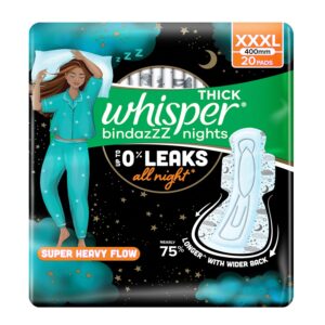 Whisper bindazzz Nights Pads For Wo...
