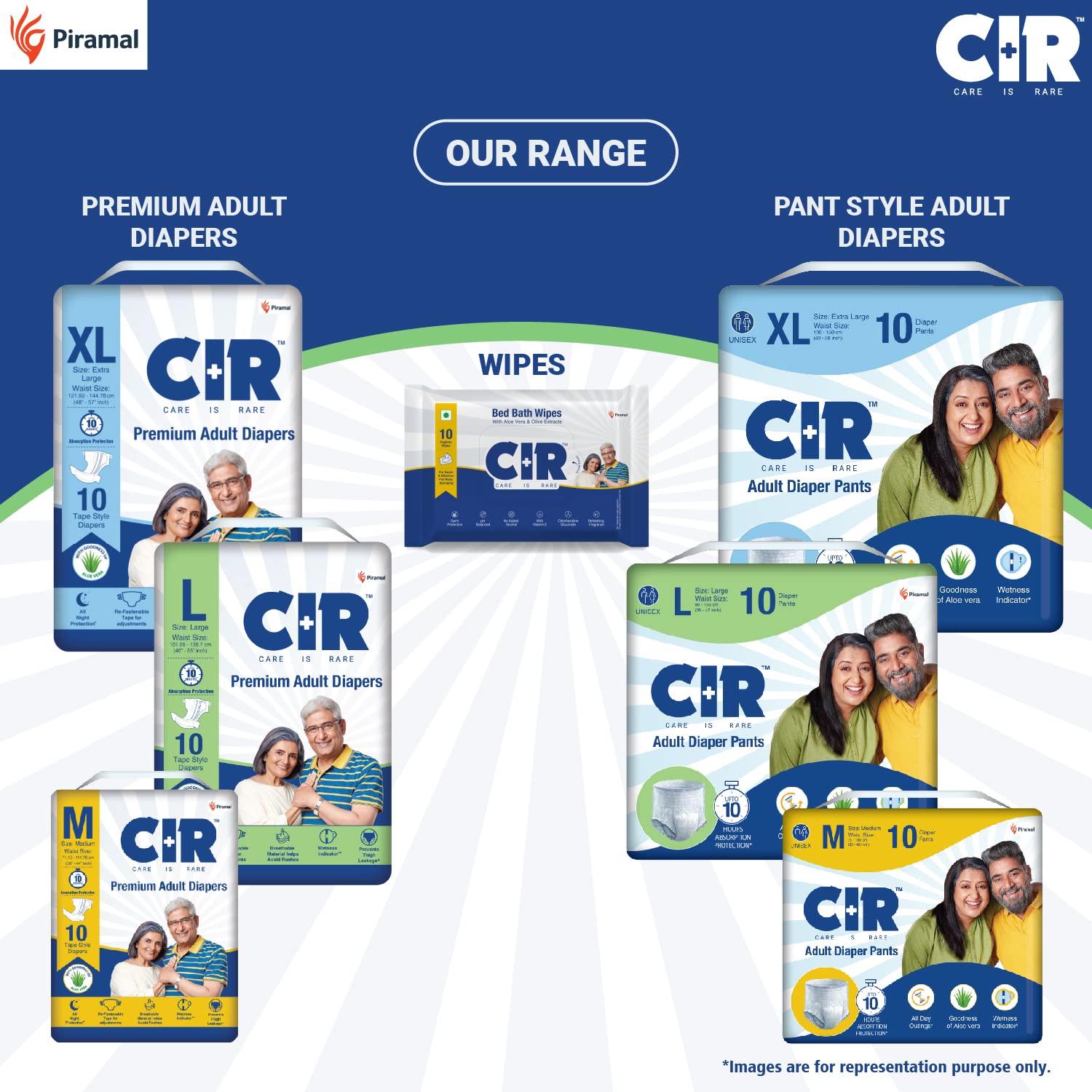 CIR Premium Underpads, Large (90x60cm) I 10 hrs Absorption Protection I 10 Units I Waterproof I Protects Surfaces from Incontinence I Super Soft Polymer x Pack of 1 - Image 6