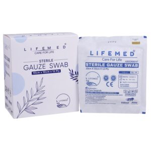 LIFEMED Sterile Gauze Swabs 10 x 10...