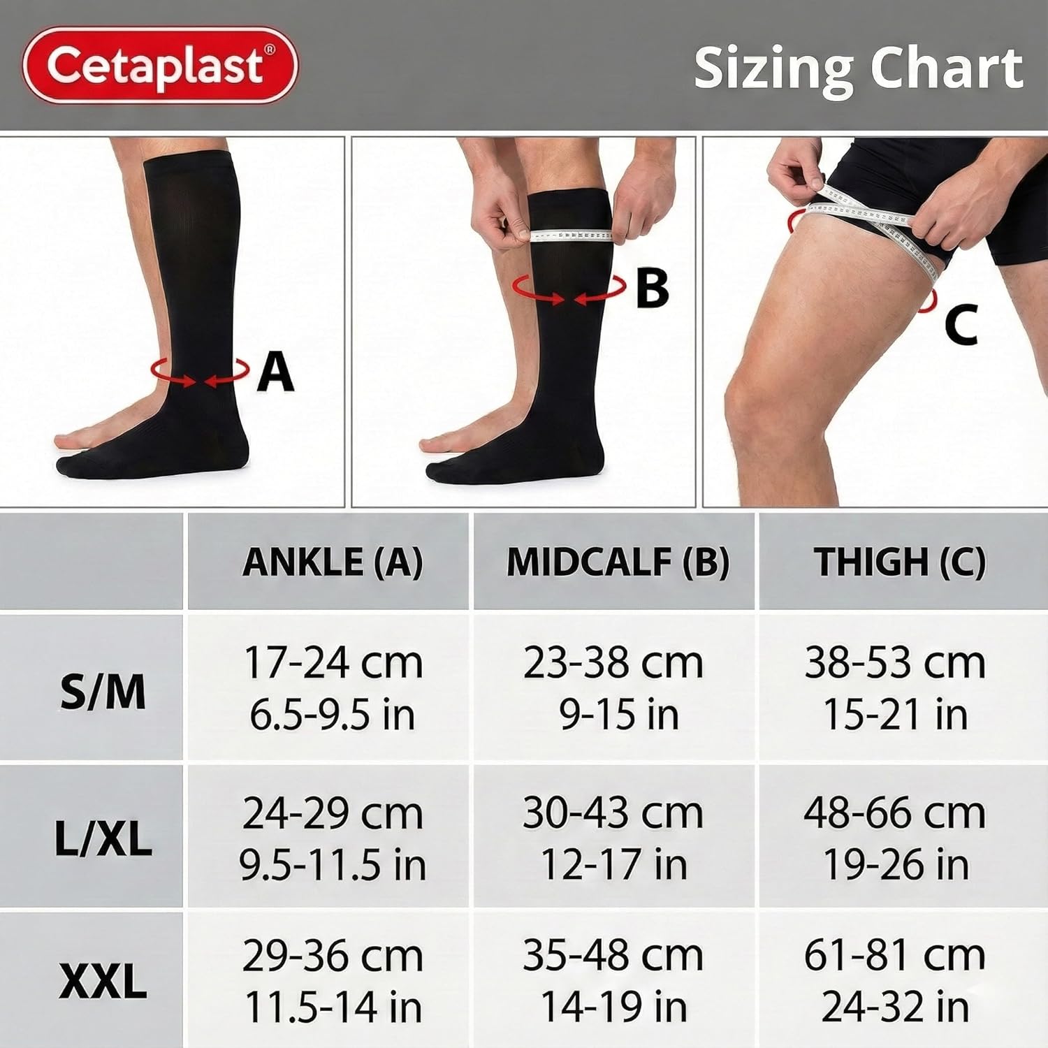 Cetaplast Copper Magnetic Zipper Compression Socks for Men & Women – Open-Toe Knee-High Graduated Support for Edema, DVT, Varicose Veins, Swelling, Pain Relief & Travel - Image 5