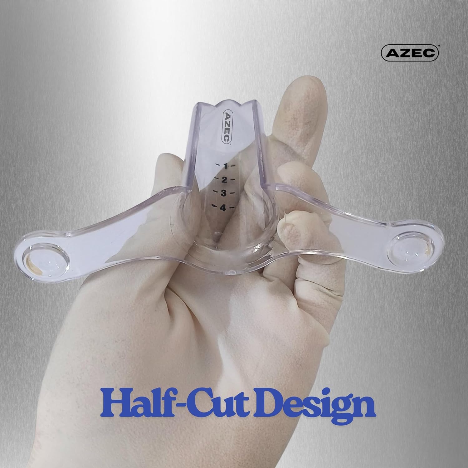 AZEC Disposable Anal Dilator Half-Cut Design I Polystyrene Medical Grade Plastic I ETO sterilised I Set of (1) - Image 3