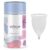 USA Reusable Menstrual Cup for Women | 100% Medical-Grade Silicone, BPA-Free | US FDA Compliant | Leak-Proof, Easy-Open Design Protection for Up to 8-10 Hours | Travel-Friendly & Hygienic (Medium)