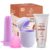 Reusable Menstrual Cup Medium with Applicator, Lubricant Gel & Sterilizer Case for Women – Soft Silicone, Leak-Proof Period Care Kit (M)