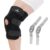 CUREWRAP Adjustable NEOPRENE HINGED KNEE BRACE UNIVERSAL SIZE (14.8″ 24.4″) for Men & Women| Knee Support Pain Relief, ACL, Meniscus, Ligament Tear, Arthritis, Post-Surgery, Injury & Sports Recovery | 12.5 INCH Long Knee Stabilizers