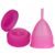 Reusable Menstrual Cup for Women | FDA Approved | Made of Ultra Soft 100% Medical Grade Silicone | Odour, Rash & Itch-Free Period | Leak-Proof Protection for 8-10 Hours, Pack of- 1