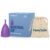 FemiSafe Small Menstrual Cup For Women | Reusable Menstrual Cup Made With 100% Medical Grade Silicone | Ideal Period Cup For Beginners With Heavy Flow – Purple, Pack Of 1