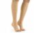 NIGHTSTAR Open Toe Knee High Compression Socks with Zipper – Medical Support Stockings for Leg Pain Relief, Edema & Improved Blood Flow Thigh Length for men and women (1PCS)