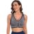 Women’s Front Zip Sports Bra with Removable Pads, High-Impact Support Active Top with Breathable Stretch Material, Secure Easy-Zip Design for Gym, Yoga, Running, Training