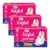 Joyful Sanitary Napkins for Women | Cotton Soft, Super Absorbent, Odour & Rash Free, Leak-Proof Pad for Heavy Flow, Overnight Protection & Travel, Regular, 54 pads, Pack of 3