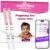 Easy@Home Pregnancy Test Strips Kit, 5 Pack Early Detection hCG Tests – Powered by Premom Ovulation Predictor iOS and Android APP